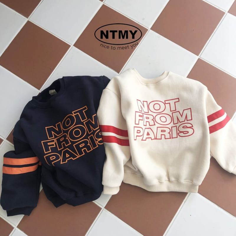 Nice To Meet You - Korean Children Fashion - #kidsshorts - From Tape Sweatshirt - 9