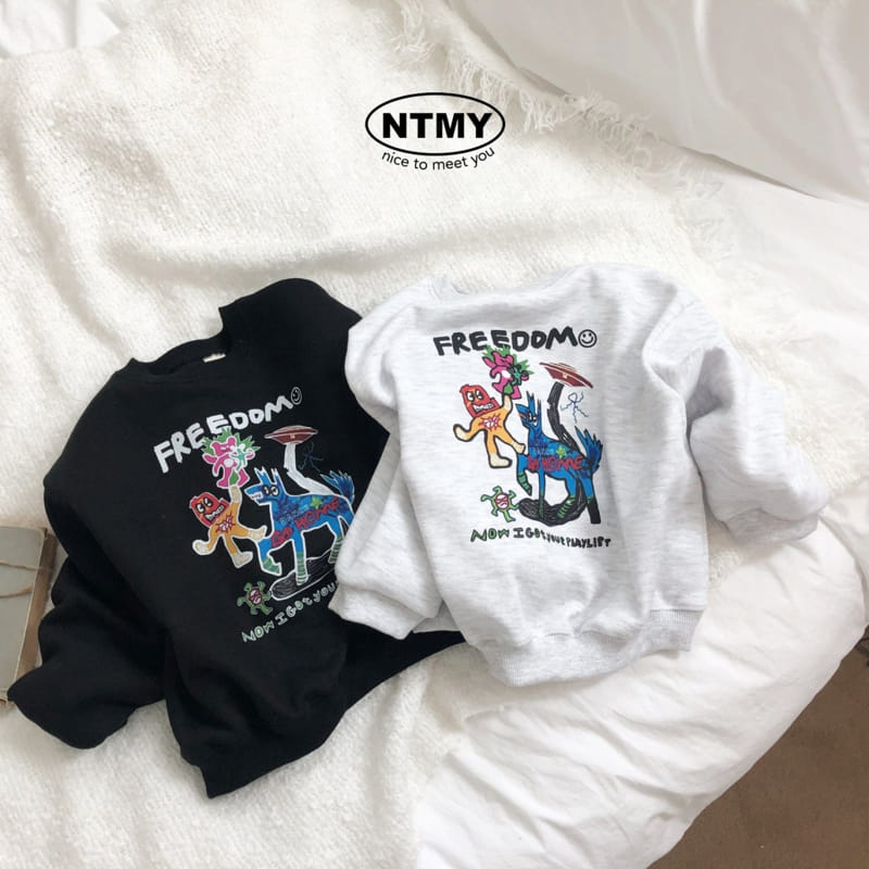 Nice To Meet You - Korean Children Fashion - #minifashionista - Freedom Sweatshirt - 3