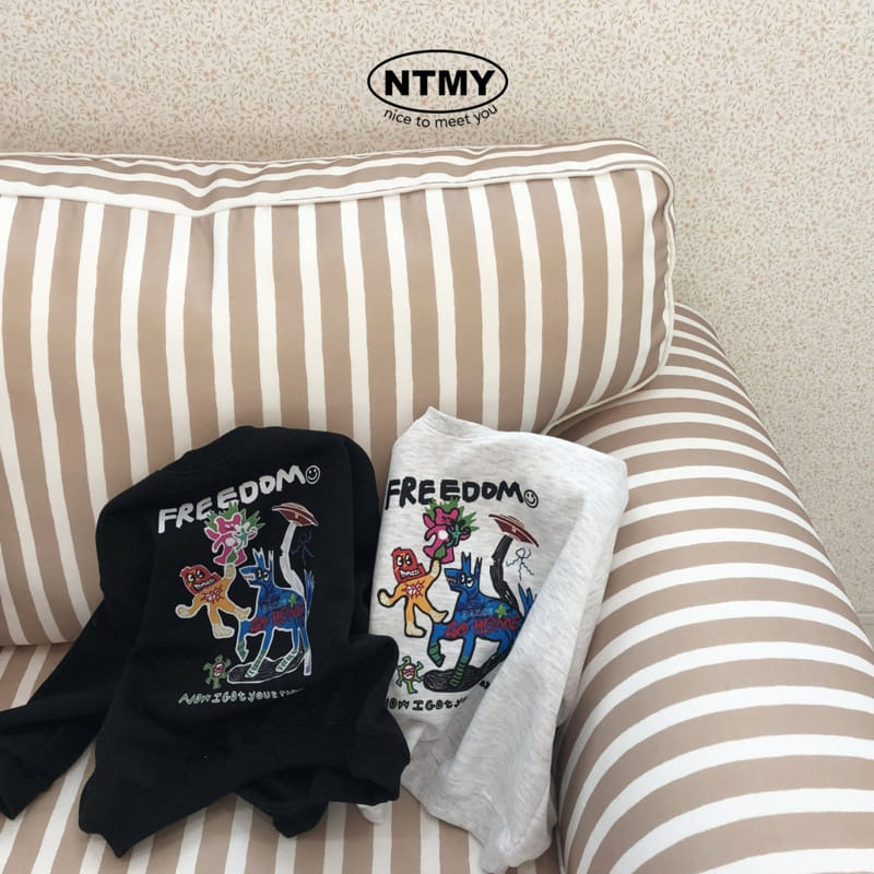 Nice To Meet You - Korean Children Fashion - #todddlerfashion - Freedom Sweatshirt - 5