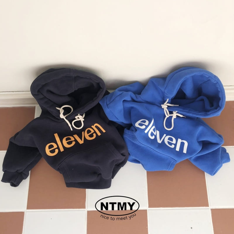 Nice To Meet You - Korean Children Fashion - #toddlerclothing - Eleven Hoody Tee - 11