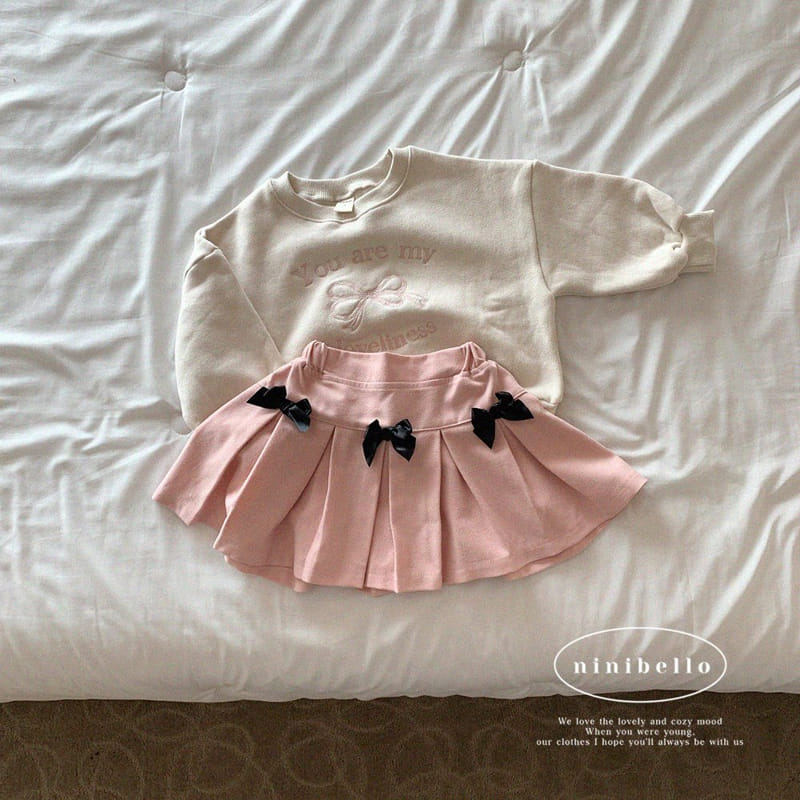 Ninibello - Korean Children Fashion - #Kfashion4kids - Ribbon Crop Sweatshirt - 9