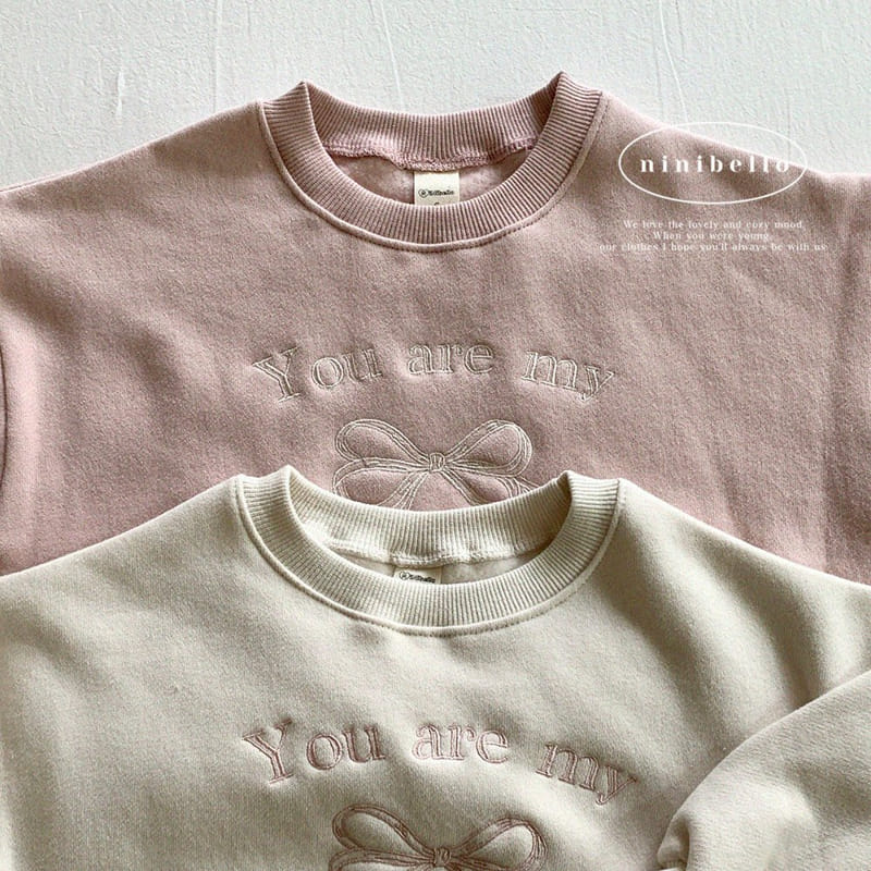 Ninibello - Korean Children Fashion - #childofig - Ribbon Crop Sweatshirt