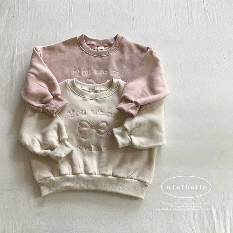 Ninibello - Korean Children Fashion - #childrensboutique - Ribbon Crop Sweatshirt - 2