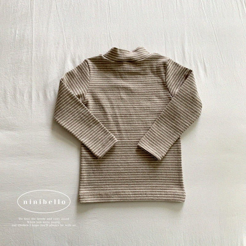 Ninibello - Korean Children Fashion - #kidzfashiontrend - 1+1 Warm Turtlenck Tee - 6