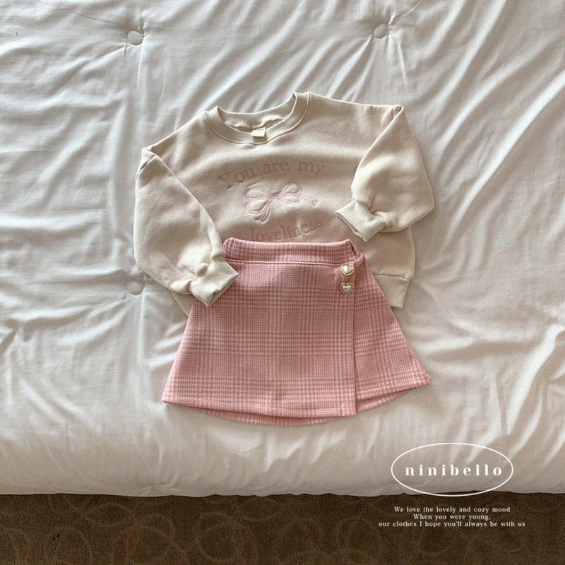 Ninibello - Korean Children Fashion - #littlefashionista - Ribbon Crop Sweatshirt - 10