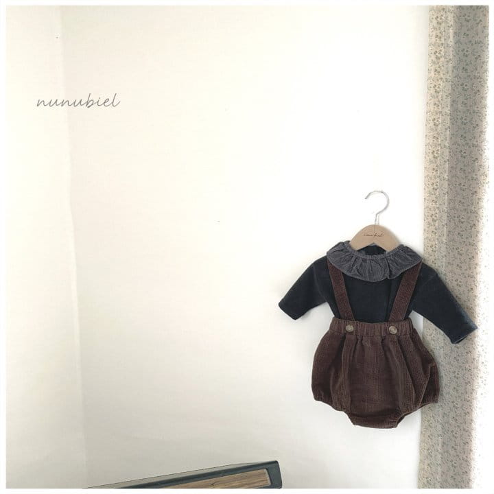 Nunubiel - Korean Baby Fashion - #babywear - Bebe Veloure Frill Tee - 7