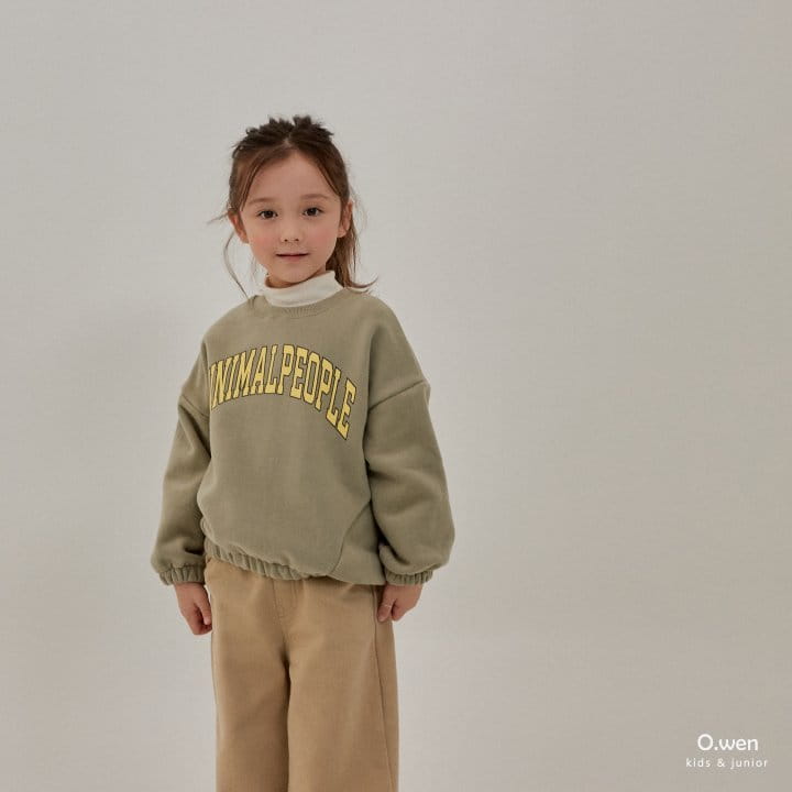 O Wen - Korean Children Fashion - #Kfashion4kids - Minial Slit Sweatshirt - 11