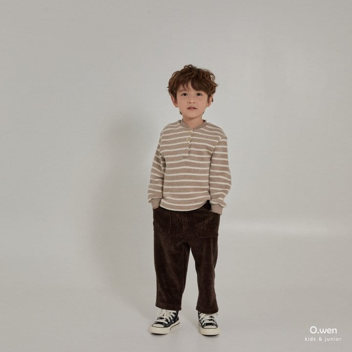 O Wen - Korean Children Fashion - #Kfashion4kids - Corduroy Veloure Pants