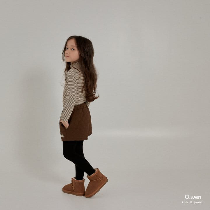 O Wen - Korean Children Fashion - #kidzfashiontrend - Fleece ST Half Turtleneck Tee - 4