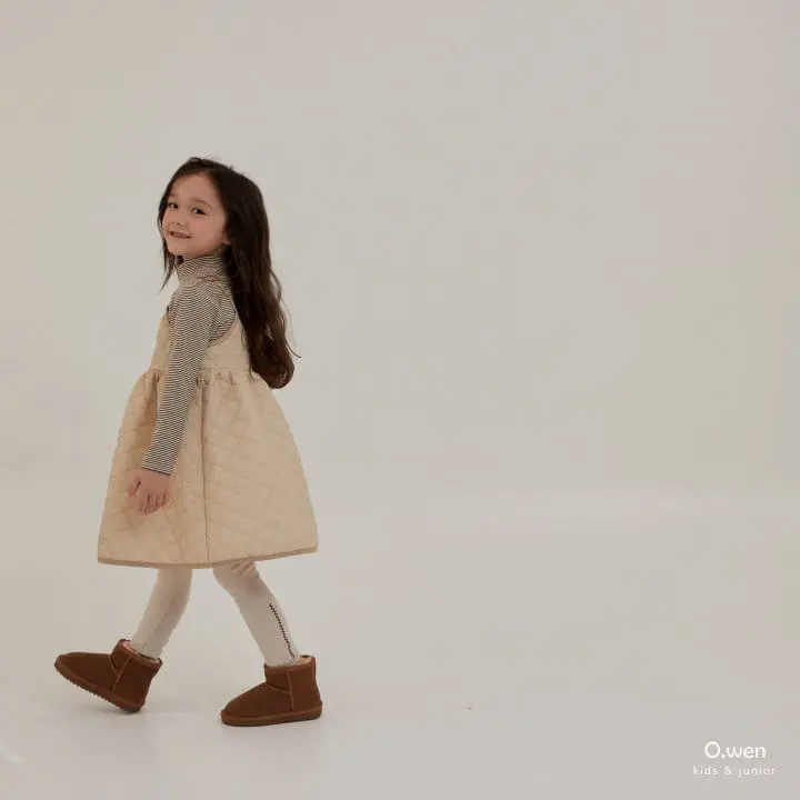 O Wen - Korean Children Fashion - #childofig - Winter Bustier One-piece - 6