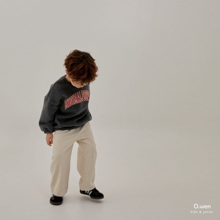 O Wen - Korean Children Fashion - #childofig - Minial Slit Sweatshirt - 3