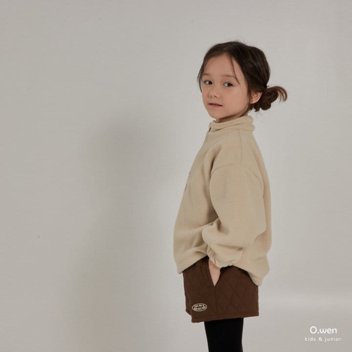 O Wen - Korean Children Fashion - #childofig - Fleece Slit Half Zip-up - 11