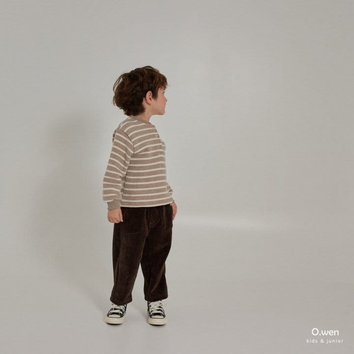 O Wen - Korean Children Fashion - #childofig - Corduroy Veloure Pants - 6