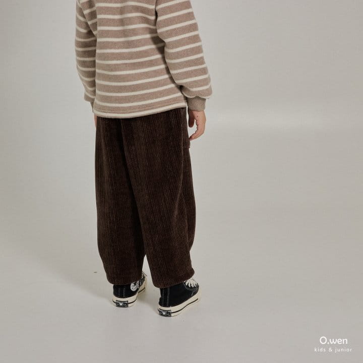 O Wen - Korean Children Fashion - #childofig - Corduroy Veloure Pants - 7