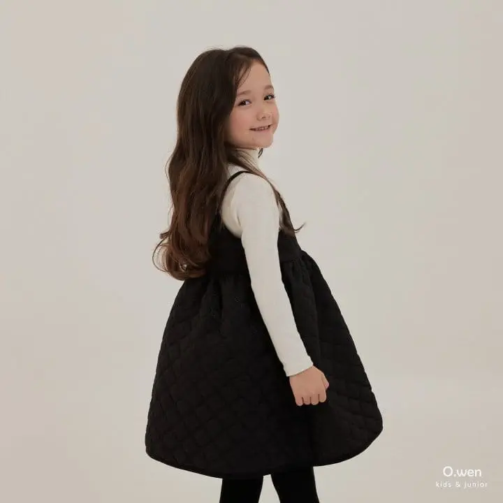 O Wen - Korean Children Fashion - #childrensboutique - Winter Bustier One-piece - 7