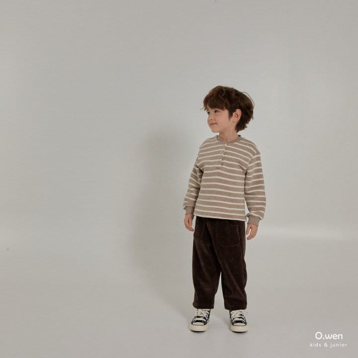 O Wen - Korean Children Fashion - #childrensboutique - Corduroy Veloure Pants - 8