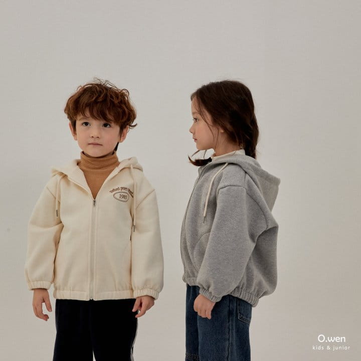 O Wen - Korean Children Fashion - #designkidswear - 1983 Hoody Zip-up - 12