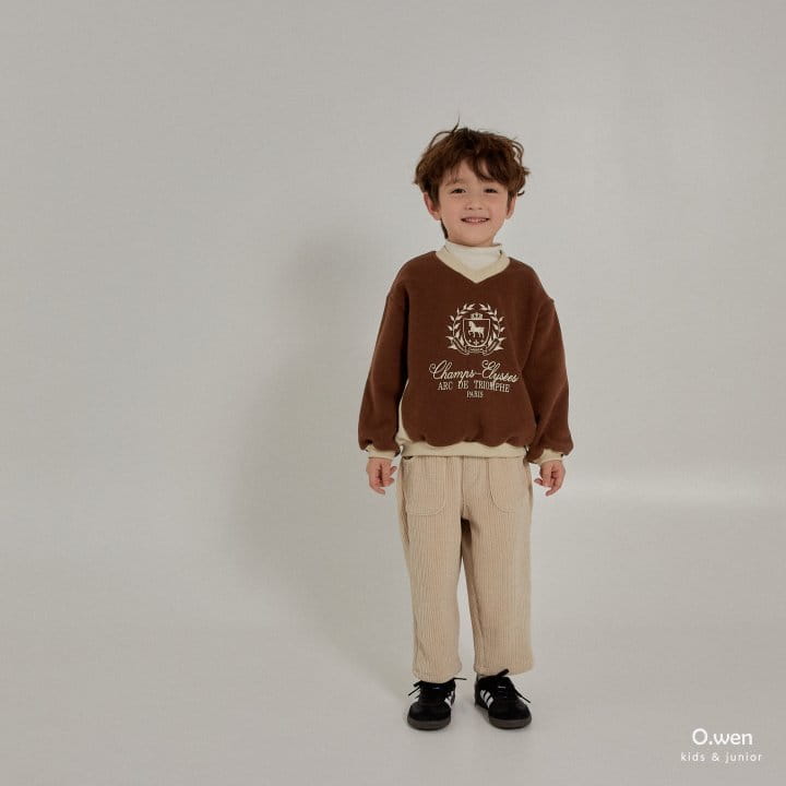 O Wen - Korean Children Fashion - #fashionkids - Winner Color Sweatshirt