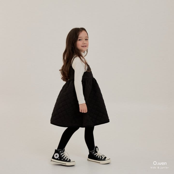 O Wen - Korean Children Fashion - #kidsshorts - Fleece Span Turtleneck Tee - 10