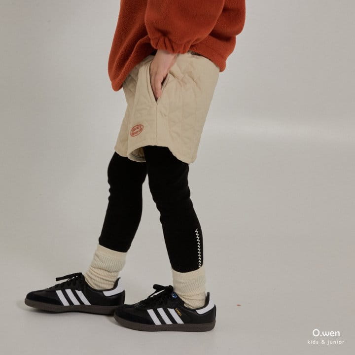 O Wen - Korean Children Fashion - #fashionkids - Call ME Quilting Pants - 4