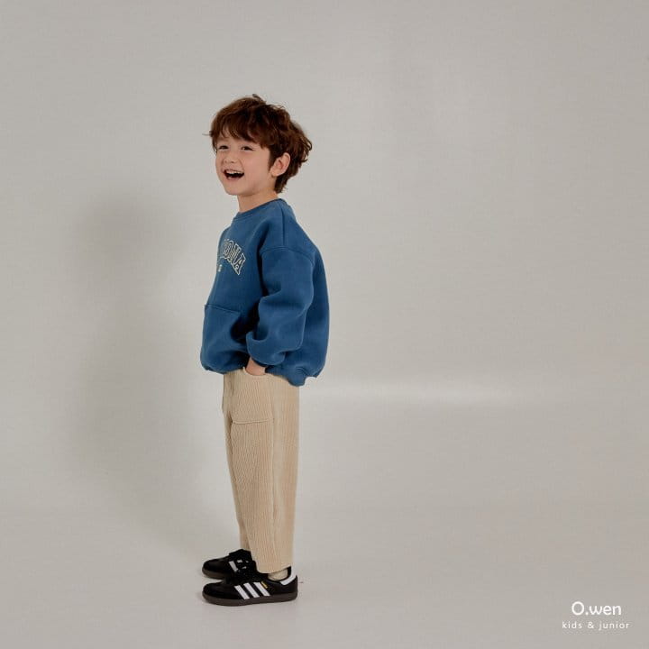 O Wen - Korean Children Fashion - #kidsshorts - Corduroy Veloure Pants - 12