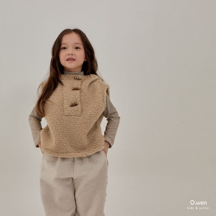 O Wen - Korean Children Fashion - #kidsstore - Dumble Hoody Vest