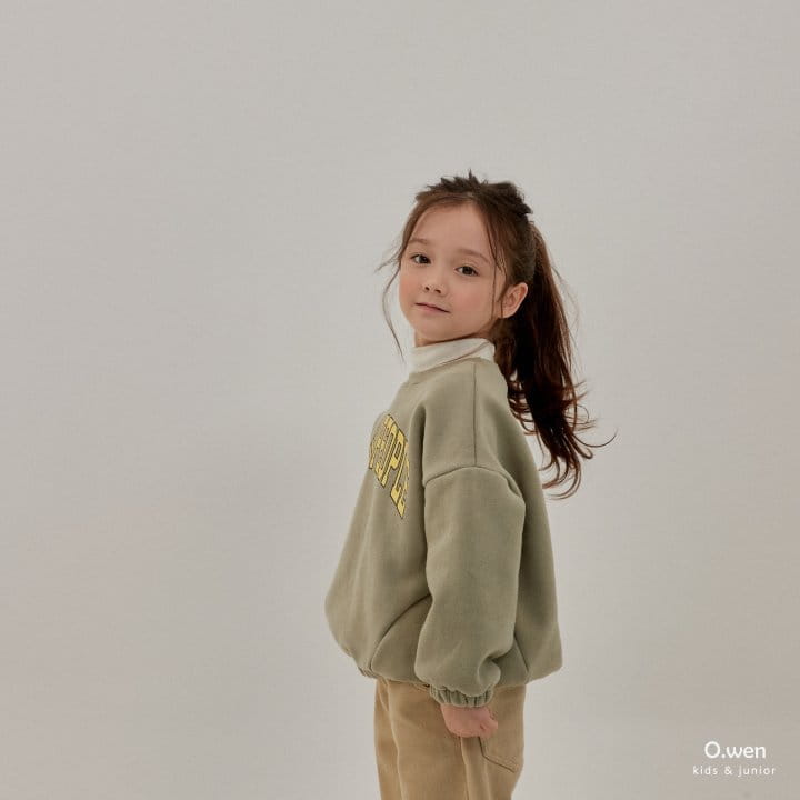 O Wen - Korean Children Fashion - #kidzfashiontrend - Fleece Span Turtleneck Tee - 12