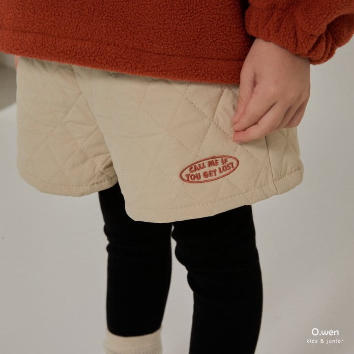 O Wen - Korean Children Fashion - #kidzfashiontrend - Call ME Quilting Pants - 6