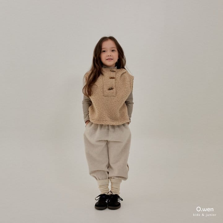 O Wen - Korean Children Fashion - #kidzfashiontrend - Tape Pants