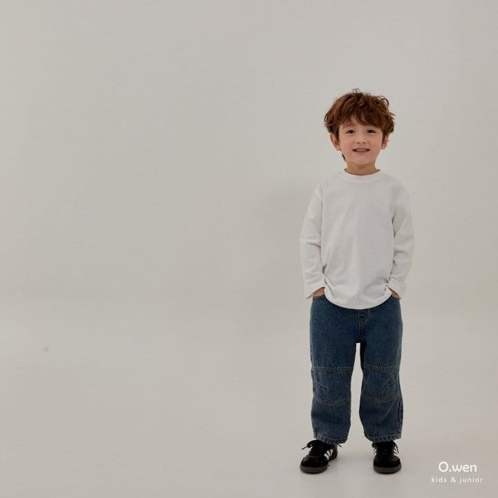 O Wen - Korean Children Fashion - #littlefashionista - Winter Slit Fleece Jeans