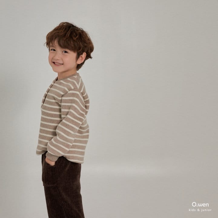 O Wen - Korean Children Fashion - #littlefashionista - Corduroy Veloure Pants - 2