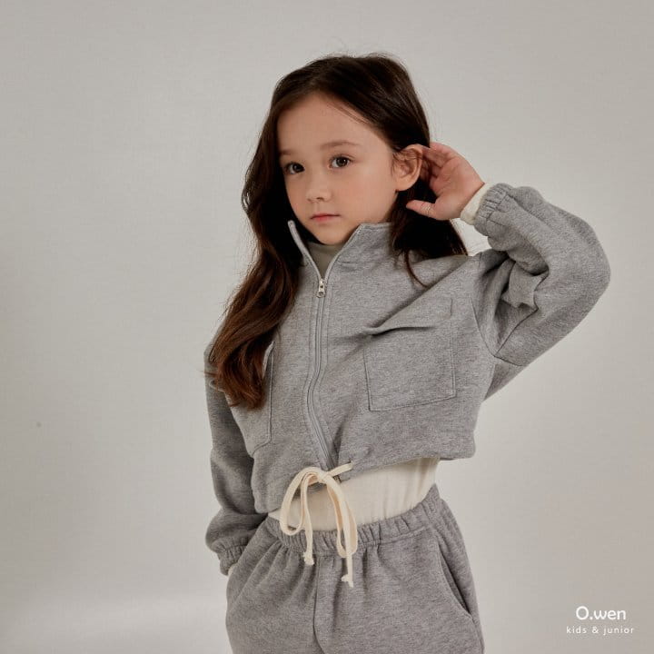 O Wen - Korean Children Fashion - #littlefashionista - Pocket Crop Zip-up Set - 9