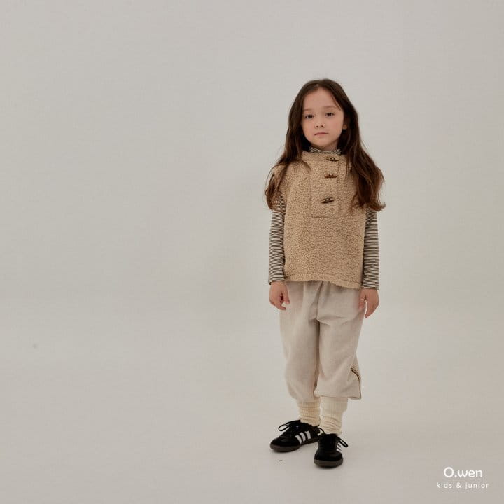 O Wen - Korean Children Fashion - #Kfashion4kids - Dumble Hoody Vest - 4