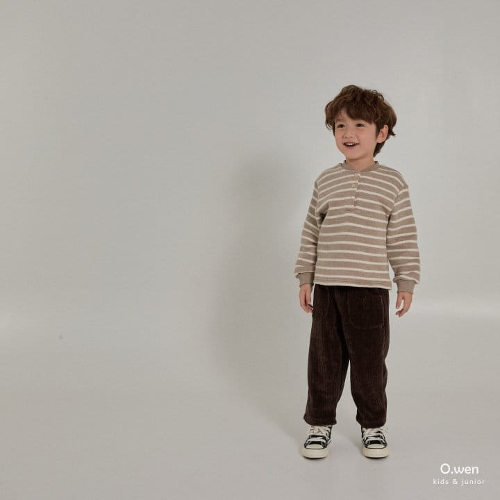 O Wen - Korean Children Fashion - #magicofchildhood - Corduroy Veloure Pants - 3