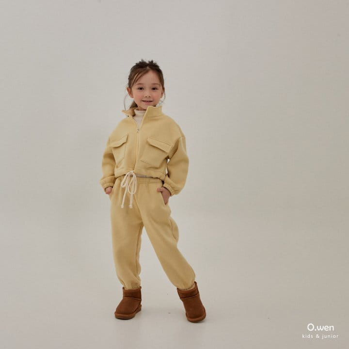 O Wen - Korean Children Fashion - #minifashionista - Pocket Crop Zip-up Set - 11