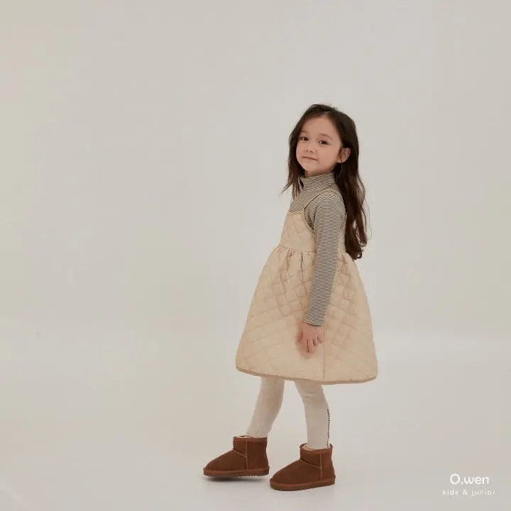 O Wen - Korean Children Fashion - #prettylittlegirls - Winter Bustier One-piece - 2