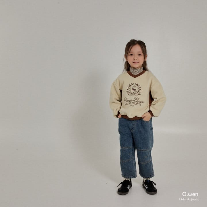 O Wen - Korean Children Fashion - #prettylittlegirls - Winner Color Sweatshirt - 9