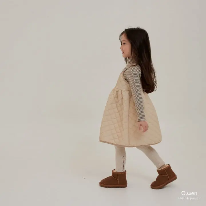 O Wen - Korean Children Fashion - #stylishchildhood - Winter Bustier One-piece - 5