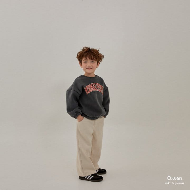 O Wen - Korean Children Fashion - #stylishchildhood - Minial Slit Sweatshirt - 2