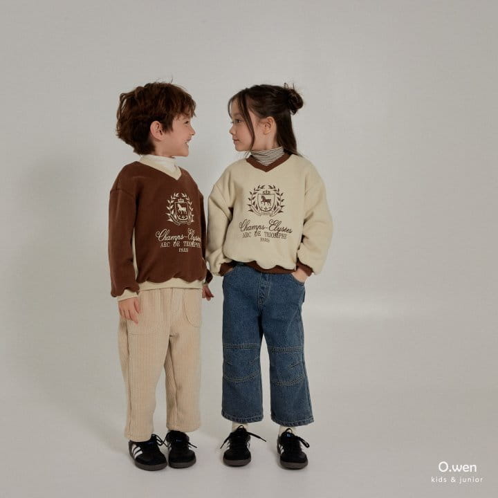 O Wen - Korean Children Fashion - #stylishchildhood - Winner Color Sweatshirt - 12