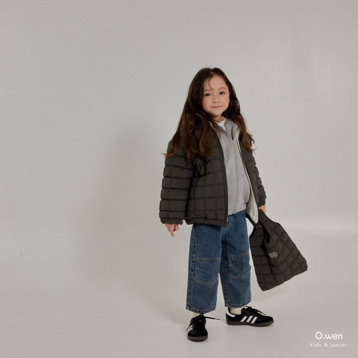 O Wen - Korean Children Fashion - #todddlerfashion - Winter Slit Fleece Jeans - 5