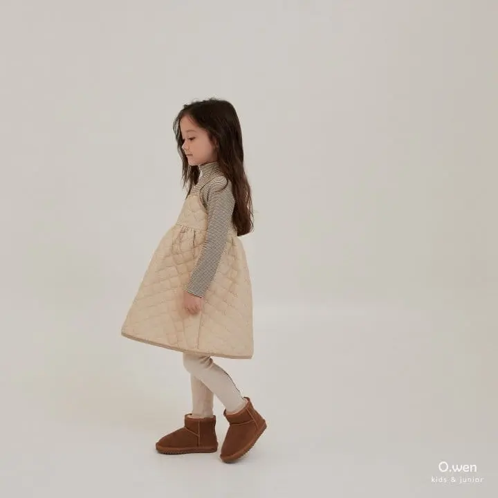 O Wen - Korean Children Fashion - #todddlerfashion - Winter Bustier One-piece - 3