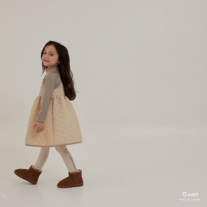 O Wen - Korean Children Fashion - #todddlerfashion - Fleece ST Half Turtleneck Tee - 9