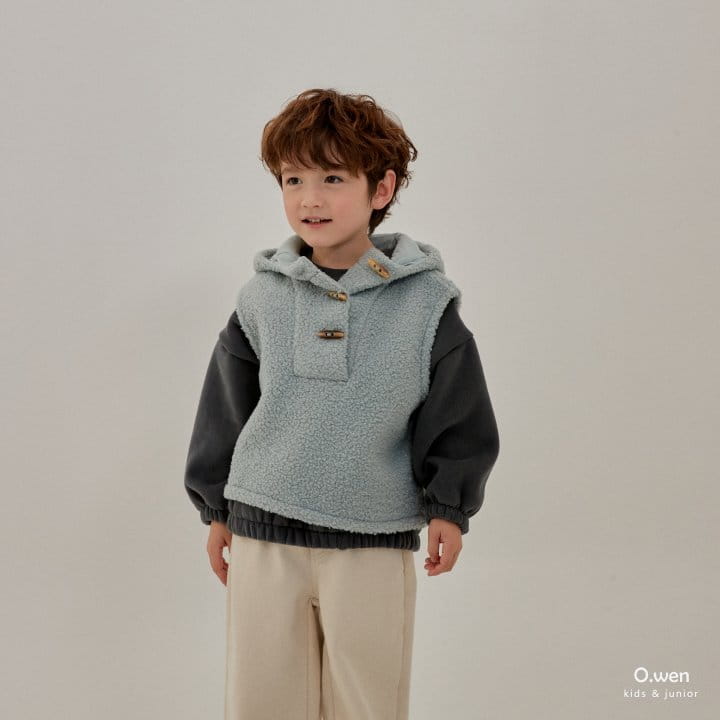 O Wen - Korean Children Fashion - #todddlerfashion - Dumble Hoody Vest - 8