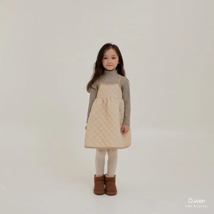 O Wen - Korean Children Fashion - #todddlerfashion - Winter Bustier One-piece - 4