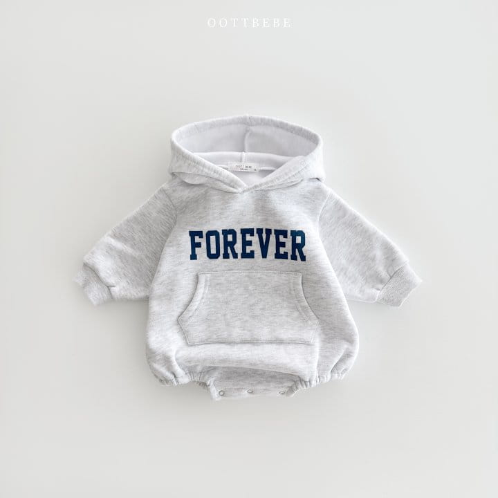 Oott Bebe - Korean Baby Fashion - #babyboutiqueclothing - Forever Hoody Bodysuit