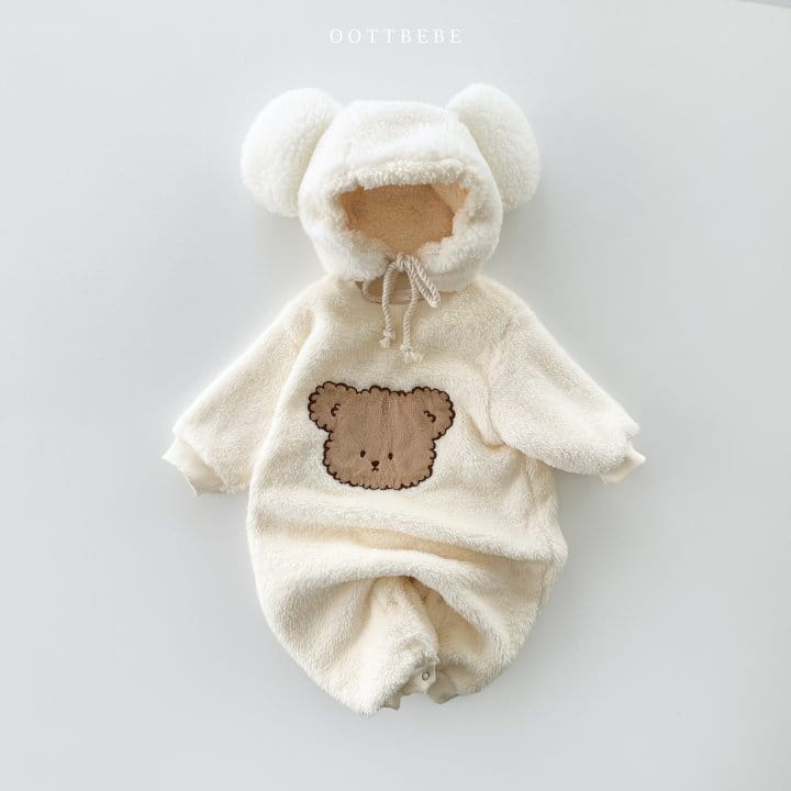 Oott Bebe - Korean Baby Fashion - #babyfashion - Cozy Fleece Bodysuit