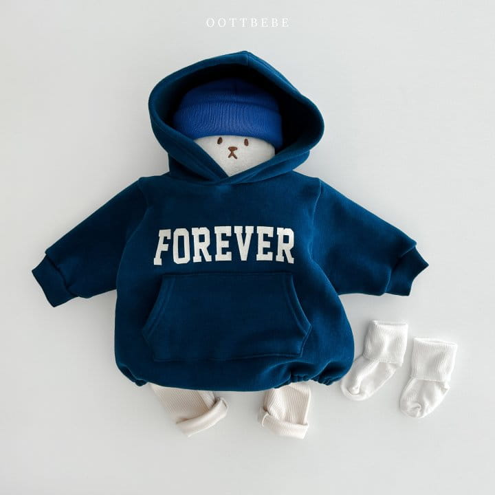 Oott Bebe - Korean Baby Fashion - #babyfashion - Forever Hoody Bodysuit - 4