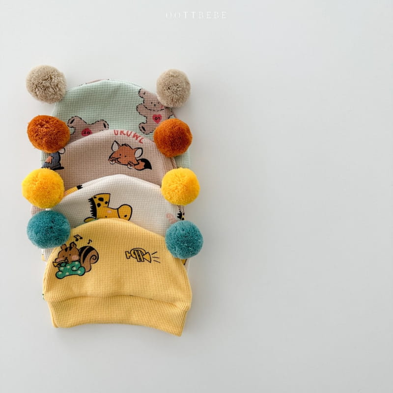 Oott Bebe - Korean Baby Fashion - #babyoutfit - Animal Bonnet - 5