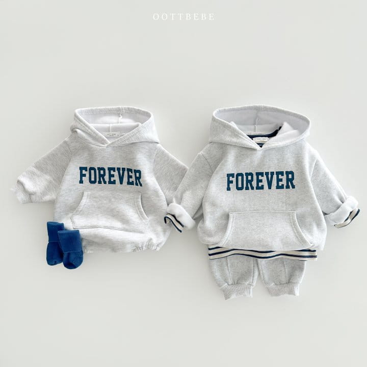 Oott Bebe - Korean Baby Fashion - #babyoutfit - Forever Hoody Bodysuit - 10